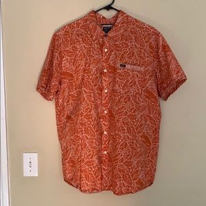 RVCA Hawaiian Short-Sleeved Button Down